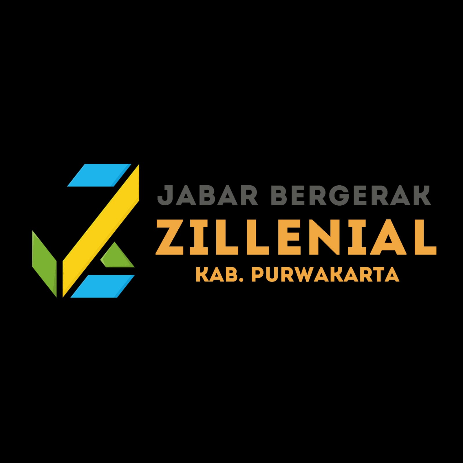 Logo Jabar Bergerak Zillenial Cab. Purwakarta
